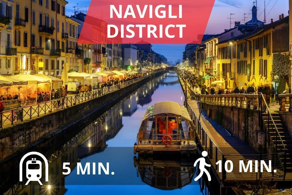 Colonne'S Nest - Cozy And Silent With Ac Lägenhet Milano 0*,  Italien